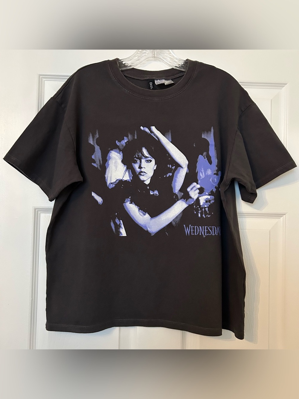 H&M Wednesday Graphic Tee Size M